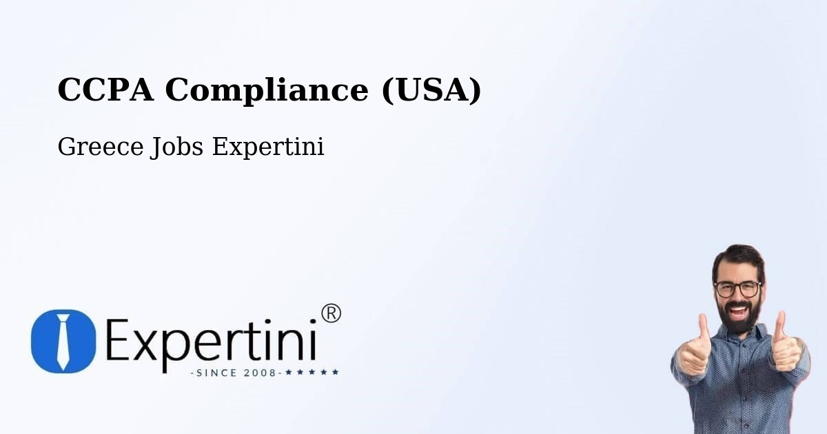 CCPA Privacy Rights & Compliance Notice – Sofádes - Greece Jobs Expertini