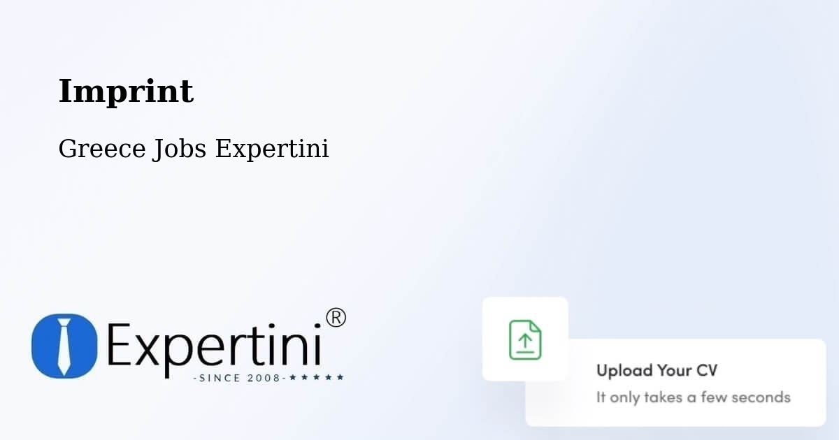 Imprint – Sofádes - Greece Jobs Expertini